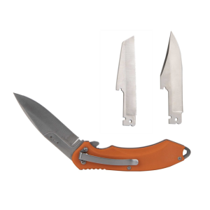ABKT Elite Switch Folder Knife 4-1/4" Blades Orange