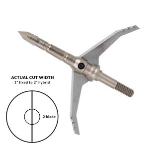 Dead Ringer Just Nasty 2.0 Broadhead Carbon Steel 100/125 Grain 2.0 Cut