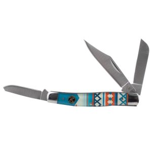 ABKT Roper Stockman Sunset Knife 3 Blades