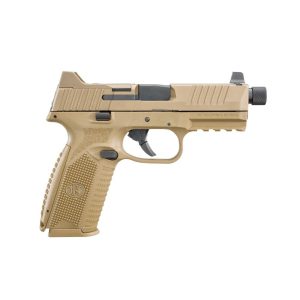 FN 509 Tactical Handgun 9mm Luger 17rd & 24rd Magazines (2) 4.5" Threaded Barrel FDE NMS