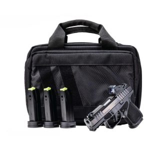 Rost Martin RM1S Comp Handgun Bundle 9mm Luger 10rd Magazines(4) 4" Barrel Black Viridian Red Dot Pistol Ca Compliant
