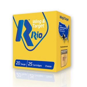 Rio Wing & Target Shotshell 20ga 2-3/4" 7/8oz 1250 fps #8 25/ct