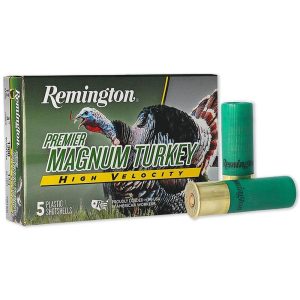 Remington Premier Magnum Turkey High Velocity Shotshells 12ga 3" 1-3/4oz 1300 fps #4 5/ct