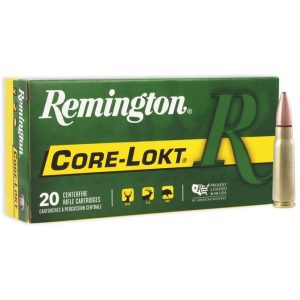 Remington Core-Lokt Rifle Ammunition 7.62x39mm 125 gr PSP 2365 fps 20/ct
