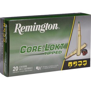 Remington Core-Lokt Tipped Rifle Ammunition 300 Rem Ultra Mag 180gr  PT 3150 fps 20/ct