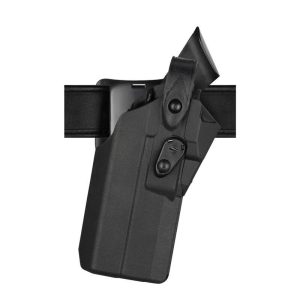 Safariland 7360RDS-7TS ALS/SLS Mid-Ride Duty Holster for Glock 17 Gen 5 with Surefire X300U Black Basketweave RH