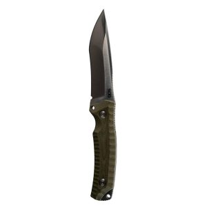 SOG Knives Hidaka FX Fixed Knife 4-4/5" Drop Point Blade Green Box