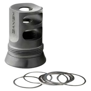 Banish 4578 30-Gold Muzzle Brake 1/2x28 Black