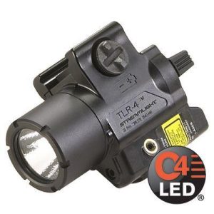 Streamlight TLR-4 Compact Rail Mounted Tactical Light with Integrated Red Aiming Laser