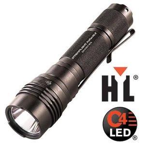 StreamlightProTac HL-X Includes 2 CR123A lithium batteries & holster Clam Black