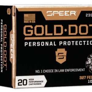 Speer Gold Dot Handgun Ammunition .327 Federal 100 gr HP 1500 fps 20/ct