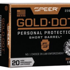 Speer Gold Dot Short Barrel Handgun Ammunition .357 Mag 135 gr HP 990 fps 20/ct