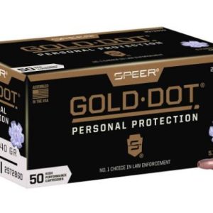 Speer Gold Dot Handgun Ammunition 5.7X28mm 40gr HP 50/ct