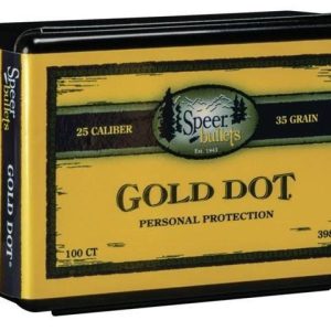 Speer Gold Dot Personal Protection Handgun Bullets .25 cal .251" 35 gr GDHP 100/ct
