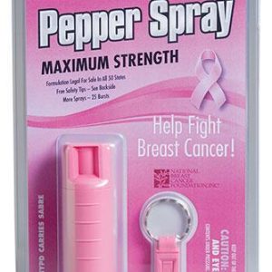 Sabre Red Maximum Strength Pepper Spray - National Breast Cancer Foundation.