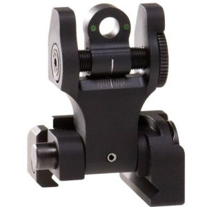 Troy Industries Rear Tritium Battle Sight - Black