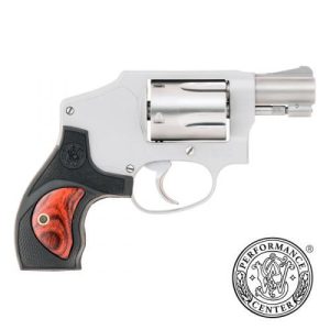 Smith & Wesson J-Frame Performance Center Model 642 Performance Handgun .38 Spl 5rd Capacity 1.88" Barrel Silver with Black and Wood Grips