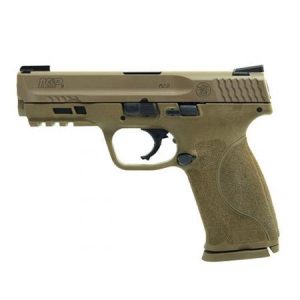 S&W M&P9 M2.0 FDE Handgun 9mm Luger 17rd Magazine No Thumb Safety Tru-Glo TFX Sights-USED