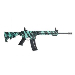 S&W M&P15-22 Sport Robin's Egg Blue Platinum Finish Rifle .22LR 25rd Magazine 16.5" Barrel - USED