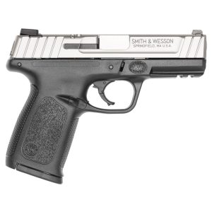 Smith & Wesson SD40 VE Handgun .40 S&W 10rd Magazine 4" Barrel Black with Silver Slide CA Compliant USED