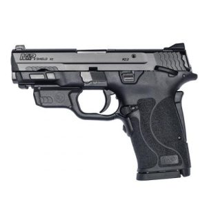 S&W M&P 9 SHIELD EZ Manual Thumb Safety W/Crimson Trace Red Laserguard 9mm Luger 8rd Magazine 3.675" Barrel-USED