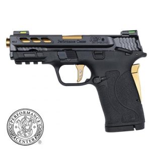 S&W Performance Center M&P 380 SHIELD EZ M2.0 Handgun .380 Auto 8rd Magazine 3.8" Gold Ported Barrel