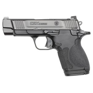 S&W CSX E-Series Handgun 9mm Luger 10(1)/12(1)/17(1)rd Magazines 3.6" Barrel Thumb Safety Black Slide