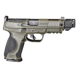 Smith & Wesson Spec Series M&P 9 Metal Handgun 9mm Luger 17rd Magazine 4.8" Barrel OD Green USED