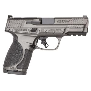 S&W M&P 9 M2.0 Metal Compact OR Handgun 9mm Luger 15rd Magazine(2) 4" Barrel Tungsten Gray Cerakote No Thumb Safety