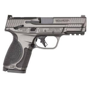 S&W M&P 9 M2.0 Metal Compact OR Handgun 9mm Luger 10rd Magazine(2) 4" Barrel Tungsten Gray Cerakote Thumb Safety
