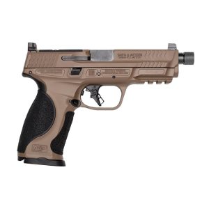 S&W M&P 9 M2.0 Metal OR Handgun 9mm Luger 17rd Magazines(1) 4.6" Threaded Barrel No Thumb Safety FDE- USED