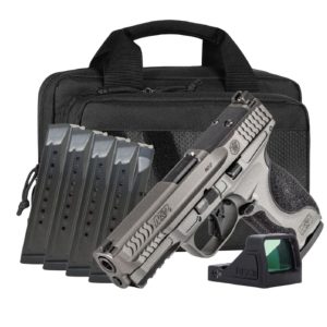 S&W M&P9 M2.0 Metal OR NTS Carry On Bundle 9mm Luger 17rd Magazines(5) 4.25" Barrel w/RFX 11 Savior Specialist Bag