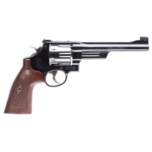 USED Smith & Wesson Model 25 N Frame Series Handgun .45 Colt 6rd Capacity 6.5" Barrel Blued with Wood Grip