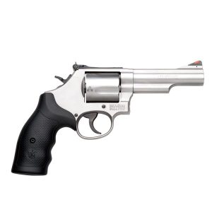 Smith & Wesson L-Frame Model 69 Handgun .44 Mag 5rd Capacity 4" Barrel Silver with Black