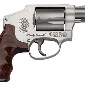 Smith & Wesson J-Frame Model 642 LS Ladysmith Handgun .38 Spl 5rd Capacity 1.88" Barrel Silver with Wood Grip - USED