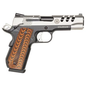 DEMO Smith & Wesson Performance Center 1911 Handgun .45 ACP 9rd Magazine 4.25" Barrel 2 Tone Brown Grips