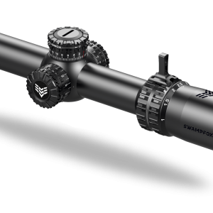 Swampfox Arrowhead LPVO Series Rifle Scope - 1-8x24 30mm SFP Red Guerrilla Dot BDC Long - Black