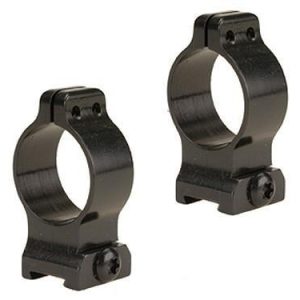 Talley 30mm Screw-Lock Detachable Scope Rings - Black Satin High