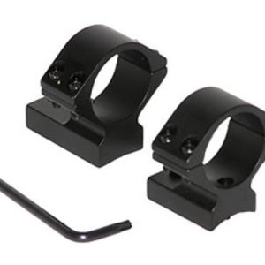 Talley Lightweight Alloy Scope Mounts - Black Anodized - 1" - Low  Weatherby Accumark - Magnum - Mark V (9 LUG)