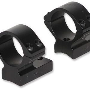 Talley Lightweight Alloy Scope Mounts - Black Anodized - 1" - Low Weatherby Vanguard