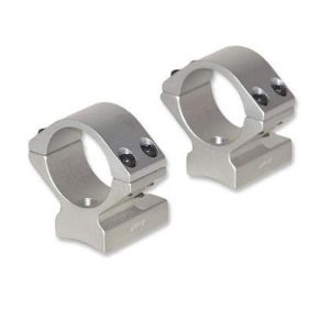 Talley Lightweight Alloy Mount Combo - Silver 1" - Low Savage w/ Accutrigger Stevens 200 Stiller Predator