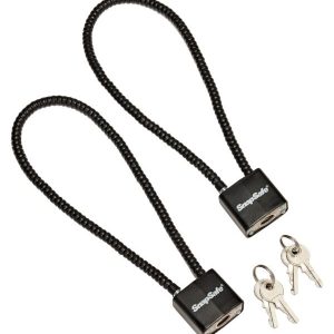 SnapSafe Cable Padlocks - 2/ct