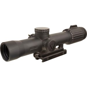 Trijicon VCOG 1-8x28 Riflescope FFP Red MRAD Crosshair Dot Reticle Illuminated Black with Thumbscrew Mount