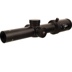 Trijicon Credo 1-4x24 (SFP) 30mm Rifle Scope w/Green MRAD Ranging Low Capped Adjusters
