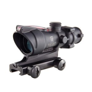 Trijicon ACOG BAC Rifle Scope with Sight 4x32mm Red Chevron .223 Matte with TA51 Mount
