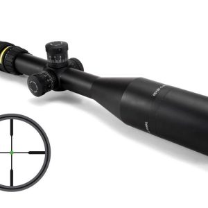 Trijicon AccuPoint Rifle Scope - 5-20x50mm Standard Duplex Crosshair w/Green Dot Reticle 19.1-5.1' FOV 4.1-3.8" ER Matte