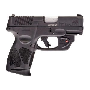 Taurus G3C Handgun 9mm 12/rd 3.2" Barrel Black with Viridian Laser