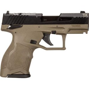 Taurus TX22 Compact Handgun .22 LR 10rd Magazines (2) 3.6" Threaded Barrel OD Green