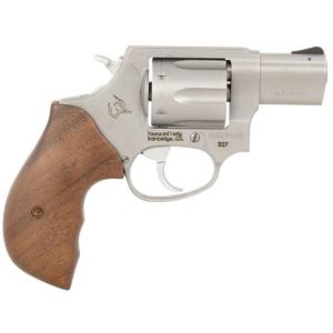 TAURUS 327 Stainless Steel Handgun .327 Fed Mag 6rd Capacity 2" Barrel Stainless Steel Turkish Walnut Grip