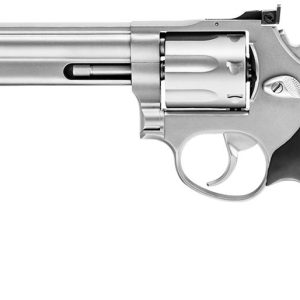 Taurus 66 Handgun .357 Mag 7rd Capacity 6" Barrel Stainless Finish Hogue Grip